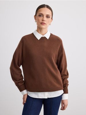 Mohito - Sweter damski zimowy ze sklepu: Mohito w kategorii: Swetry damskie - zdjęcie 55A556F-010-6967_150KH