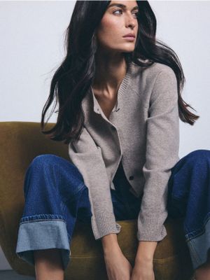 Sweter damski na zimę casual Mohito ze sklepu: Mohito w kategorii: Swetry damskie - zdjęcie 55A556F-010-6967_160KH