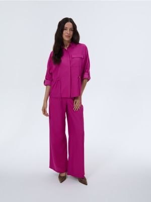 Spodnie damskie casual Mohito ze sklepu: Mohito w kategorii: Spodnie damskie - zdjęcie 55A556F-010-6967_162HH
