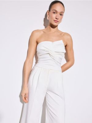 Bluzka damska na lato casual Mohito ze sklepu: Mohito w kategorii: Bluzki damskie - zdjęcie 55A556F-010-6967_181IY