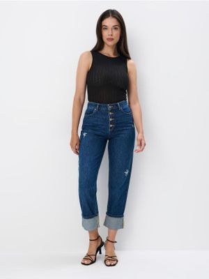 Jeansy damskie Mohito ze sklepu: Mohito w kategorii: Jeansy damskie - zdjęcie 55A556F-010-6967_192BP
