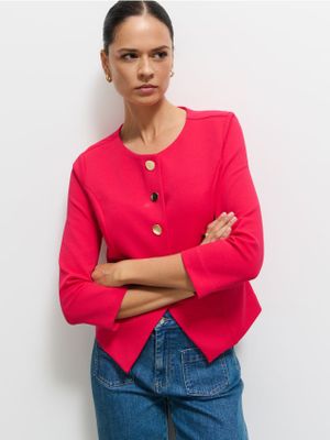 Bluzka damska jesienna casualowa Mohito ze sklepu: Mohito w kategorii: Bluzki damskie - zdjęcie 55A556F-010-6967_243IM