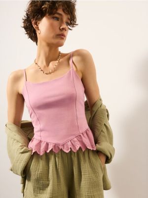 Bluzka damska casual Mohito ze sklepu: Mohito w kategorii: Bluzki damskie - zdjęcie 55A556F-010-6967_245HR