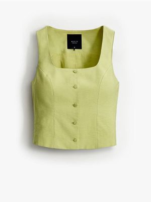 Kamizelka damska Mohito ze sklepu: Mohito w kategorii: Kamizelki damskie - zdjęcie 55A556F-010-6967_275IS