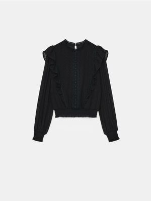 Bluzka damska casual Mohito ze sklepu: Mohito w kategorii: Bluzki damskie - zdjęcie 55A556F-010-6967_276CD