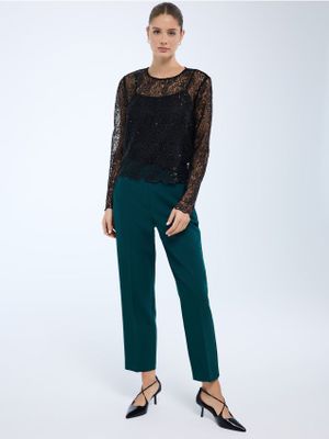 Spodnie damskie casual wiosenne Mohito ze sklepu: Mohito w kategorii: Spodnie damskie - zdjęcie 55A556F-010-6967_277IS