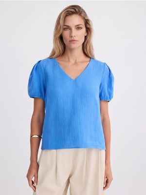 Bluzka damska casual Mohito ze sklepu: Mohito w kategorii: Bluzki damskie - zdjęcie 55A556F-010-6967_280KV