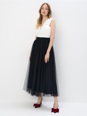 Spódnica wiosenna Mohito ze sklepu: Mohito w kategorii: Spódnice - zdjęcie 55A556F-010-6967_345CG