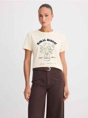 Bluzka damska wiosenna Mohito ze sklepu: Mohito w kategorii: Bluzki damskie - zdjęcie 55A556F-010-6967_382LE