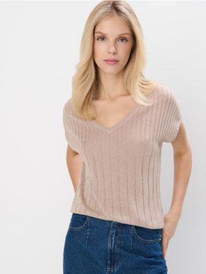 Sweter damski na zimę casual Mohito ze sklepu: Mohito w kategorii: Swetry damskie - zdjęcie 55A556F-010-6967_388DH
