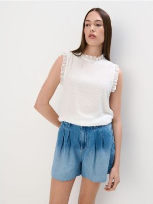 Bluzka damska casual na wiosnę Mohito ze sklepu: Mohito w kategorii: Bluzki damskie - zdjęcie 55A556F-010-6967_396EM