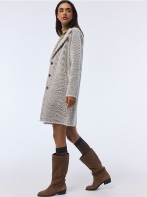 Mohito - Sweter damski na zimę casual ze sklepu: Mohito w kategorii: Swetry damskie - zdjęcie 55A556F-010-6967_459EQ