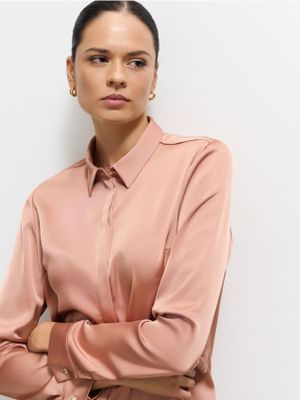 Koszula damska wiosenna Mohito ze sklepu: Mohito w kategorii: Koszule damskie - zdjęcie 55A556F-010-6967_465GS