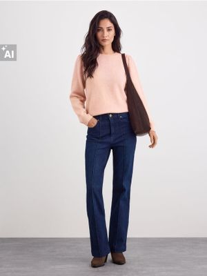 Mohito - Sweter damski ze sklepu: Mohito w kategorii: Swetry damskie - zdjęcie 55A556F-010-6967_476LS