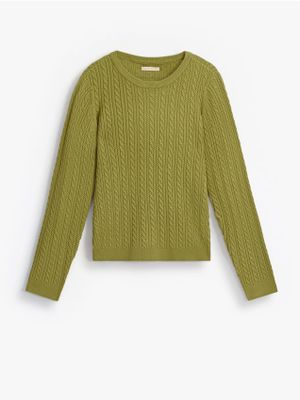 Sweter damski casualowy na zimę Mohito ze sklepu: Mohito w kategorii: Swetry damskie - zdjęcie 55A556F-010-6967_482KE