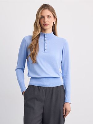 Mohito - Sweter damski ze sklepu: Mohito w kategorii: Swetry damskie - zdjęcie 55A556F-010-6967_486LQ