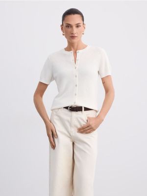 Sweter damski Mohito ze sklepu: Mohito w kategorii: Swetry damskie - zdjęcie 55A556F-010-6967_487KE