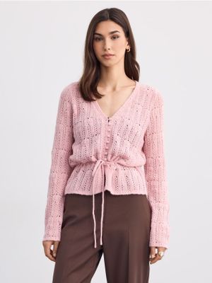 Sweter damski na zimę Mohito ze sklepu: Mohito w kategorii: Swetry damskie - zdjęcie 55A556F-010-6967_492LQ