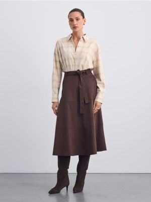 Spódnica na wiosnę Mohito ze sklepu: Mohito w kategorii: Spódnice - zdjęcie 55A556F-010-6967_493KP