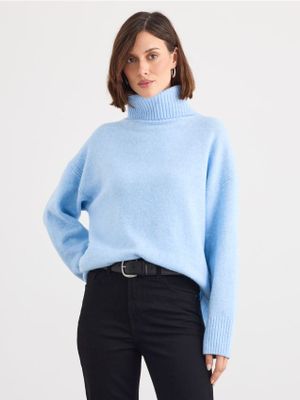 Sweter damski na zimę Mohito ze sklepu: Mohito w kategorii: Swetry damskie - zdjęcie 55A556F-010-6967_4947O