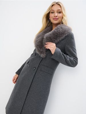 Płaszcz damski jesienny casual Mohito ze sklepu: Mohito w kategorii: Płaszcze damskie - zdjęcie 55A556F-010-6967_515DH