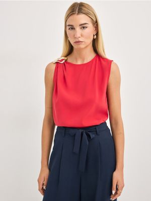 Bluzka damska Mohito ze sklepu: Mohito w kategorii: Bluzki damskie - zdjęcie 55A556F-010-6967_525JU