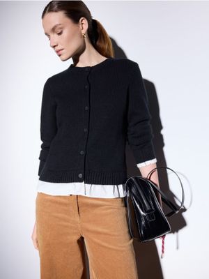 Mohito - Sweter damski zimowy ze sklepu: Mohito w kategorii: Swetry damskie - zdjęcie 55A556F-010-6967_527EQ