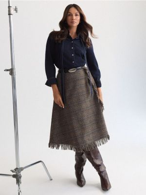 Mohito - Spódnica na wiosnę boho ze sklepu: Mohito w kategorii: Spódnice - zdjęcie 55A556F-010-6967_539LE