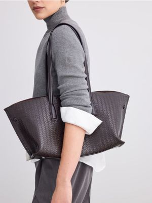 Mohito - Shopper bag elegancka ze sklepu: Mohito w kategorii: Torby Shopper bag - zdjęcie 55A556F-010-6967_547KH