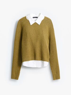 Sweter damski casual Mohito ze sklepu: Mohito w kategorii: Swetry damskie - zdjęcie 55A556F-010-6967_555EQ