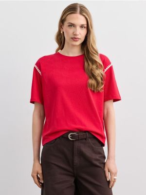 Bluzka damska casualowa Mohito ze sklepu: Mohito w kategorii: Bluzki damskie - zdjęcie 55A556F-010-6967_568KO