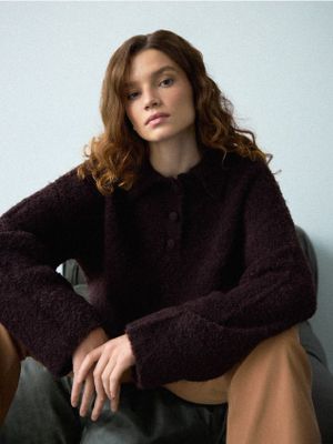Sweter damski na zimę Mohito ze sklepu: Mohito w kategorii: Swetry damskie - zdjęcie 55A556F-010-6967_572EQ