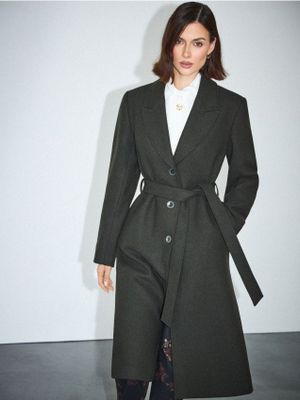 Płaszcz damski casual jesienny Mohito ze sklepu: Mohito w kategorii: Płaszcze damskie - zdjęcie 55A556F-010-6967_573LA