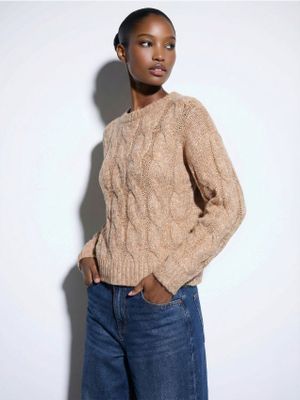 Sweter damski zimowy Mohito ze sklepu: Mohito w kategorii: Swetry damskie - zdjęcie 55A556F-010-6967_576EQ