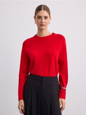 Sweter damski zimowy casualowy Mohito ze sklepu: Mohito w kategorii: Swetry damskie - zdjęcie 55A556F-010-6967_584LG