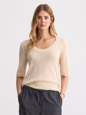 Sweter damski na zimę Mohito ze sklepu: Mohito w kategorii: Swetry damskie - zdjęcie 55A556F-010-6967_593LG