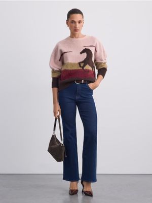 Sweter damski na zimę Mohito ze sklepu: Mohito w kategorii: Swetry damskie - zdjęcie 55A556F-010-6967_594LG