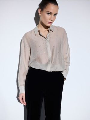 Koszula damska elegancka Mohito ze sklepu: Mohito w kategorii: Koszule damskie - zdjęcie 55A556F-010-6967_596HN