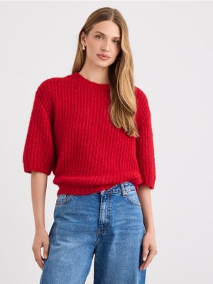Sweter damski casual na zimę Mohito ze sklepu: Mohito w kategorii: Swetry damskie - zdjęcie 55A556F-010-6967_613EQ