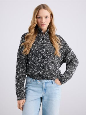 Mohito - Sweter damski zimowy ze sklepu: Mohito w kategorii: Swetry damskie - zdjęcie 55A556F-010-6967_615MG
