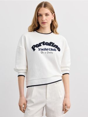 Bluza damska jesienna Mohito ze sklepu: Mohito w kategorii: Bluzy damskie - zdjęcie 55A556F-010-6967_622KM
