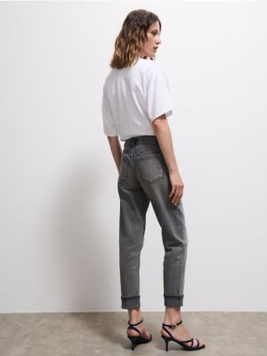 Jeansy damskie w miejskim stylu jesienne Mohito ze sklepu: Mohito w kategorii: Jeansy damskie - zdjęcie 55A556F-010-6967_627GB