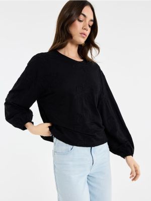 Bluzka damska jesienna casual Mohito ze sklepu: Mohito w kategorii: Bluzki damskie - zdjęcie 55A556F-010-6967_640IU