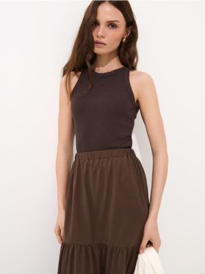 Bluzka damska casual Mohito ze sklepu: Mohito w kategorii: Bluzki damskie - zdjęcie 55A556F-010-6967_651HE