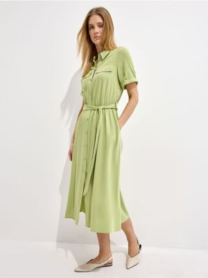 Sukienka koszulowa Mohito ze sklepu: Mohito w kategorii: Sukienki - zdjęcie 55A556F-010-6967_665JM