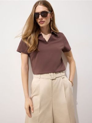 Bluzka damska casual Mohito ze sklepu: Mohito w kategorii: Bluzki damskie - zdjęcie 55A556F-010-6967_681JR
