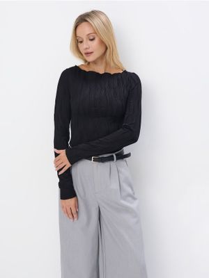 Bluzka damska jesienna Mohito ze sklepu: Mohito w kategorii: Bluzki damskie - zdjęcie 55A556F-010-6967_703AP