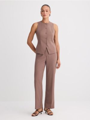 Spodnie damskie retro Mohito ze sklepu: Mohito w kategorii: Spodnie damskie - zdjęcie 55A556F-010-6967_723HM