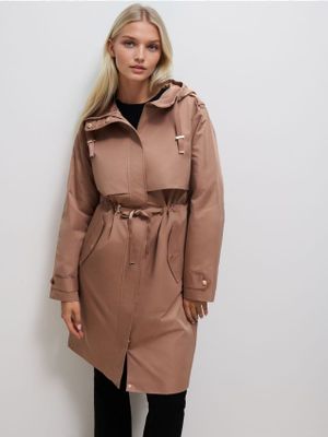 Mohito - Parka damska elegancka ze sklepu: Mohito w kategorii: Parki damskie - zdjęcie 55A556F-010-6967_724FH