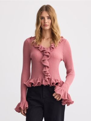 Sweter damski casual Mohito ze sklepu: Mohito w kategorii: Swetry damskie - zdjęcie 55A556F-010-6967_761LT